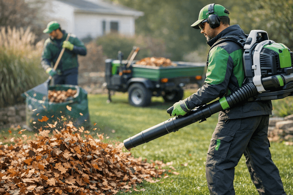 Seasonal Cleanups service by Rocky's Landscaping