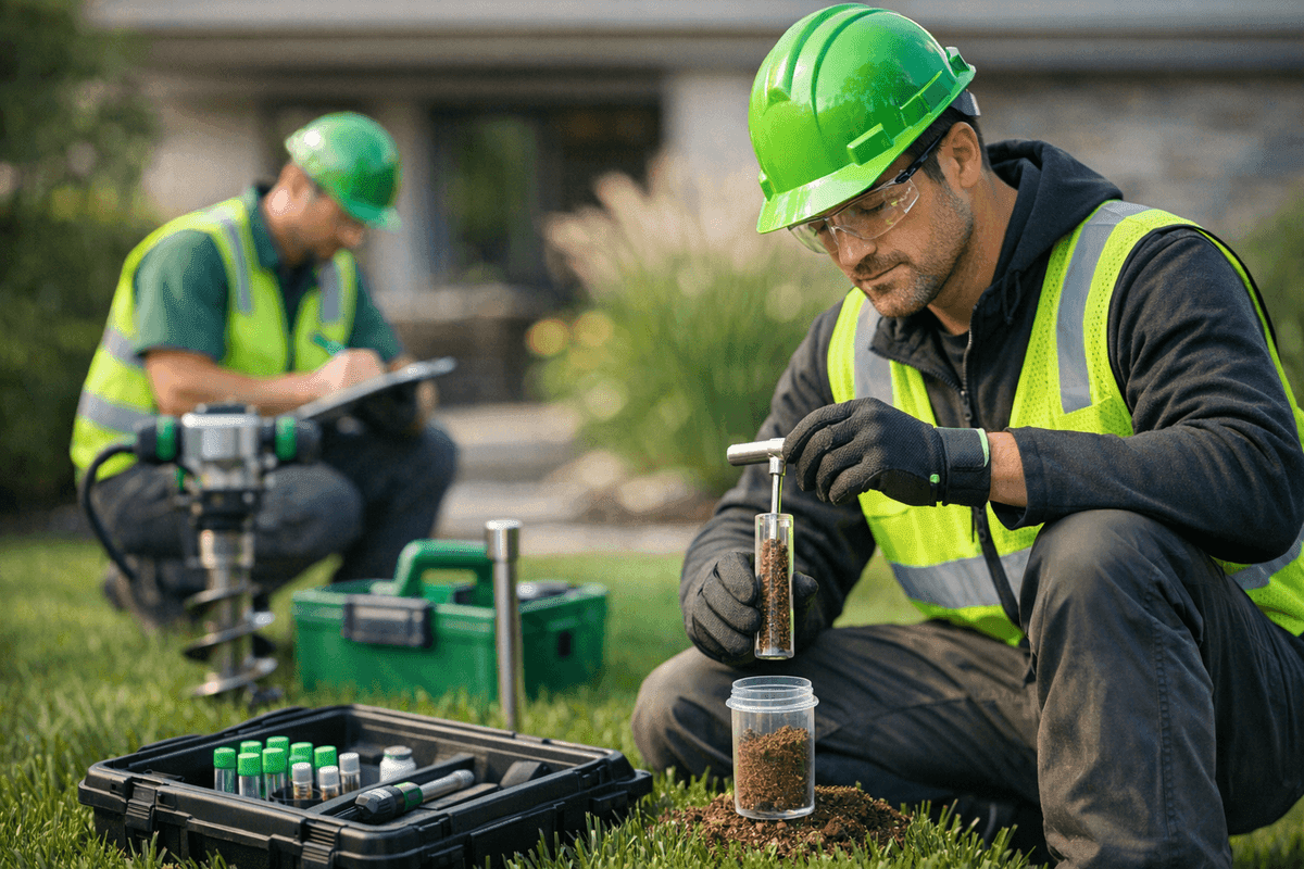 Soil Testing service by Rocky's Landscaping